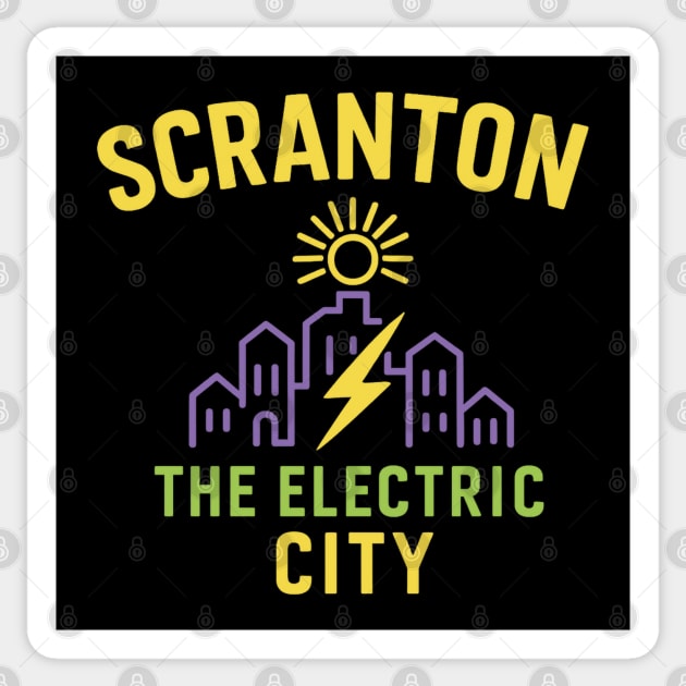 Scranton The Electric City Sticker by Tv Moments